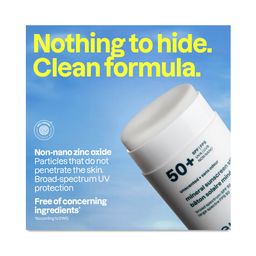 Sensitive Mineral Sunscreen Stick, Unscented, SPF 50+