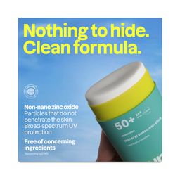 Mineral Sunscreen Stick, Unscented, SPF 50+