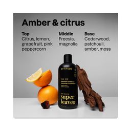Super Leaves Men 2-in-1 Volume Shampoo & Conditioner, Amber & Citrus