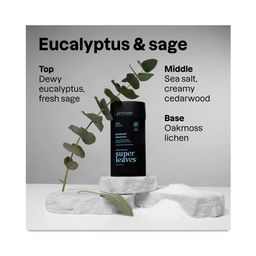 Super Leaves Men Deodorant, Sage & Eucalyptus