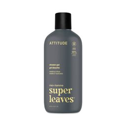 Super Leaves Men Shower Gel, Amber & Citrus