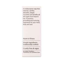 Traditional African Black Bar Soap, Balance