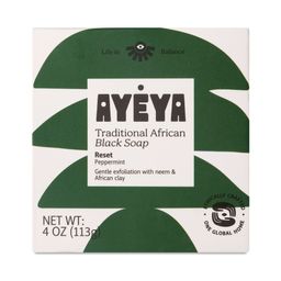 Traditional African Black Bar Soap, Reset