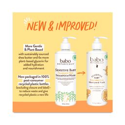 Sensitive Baby Fragrance Free Shampoo & Wash