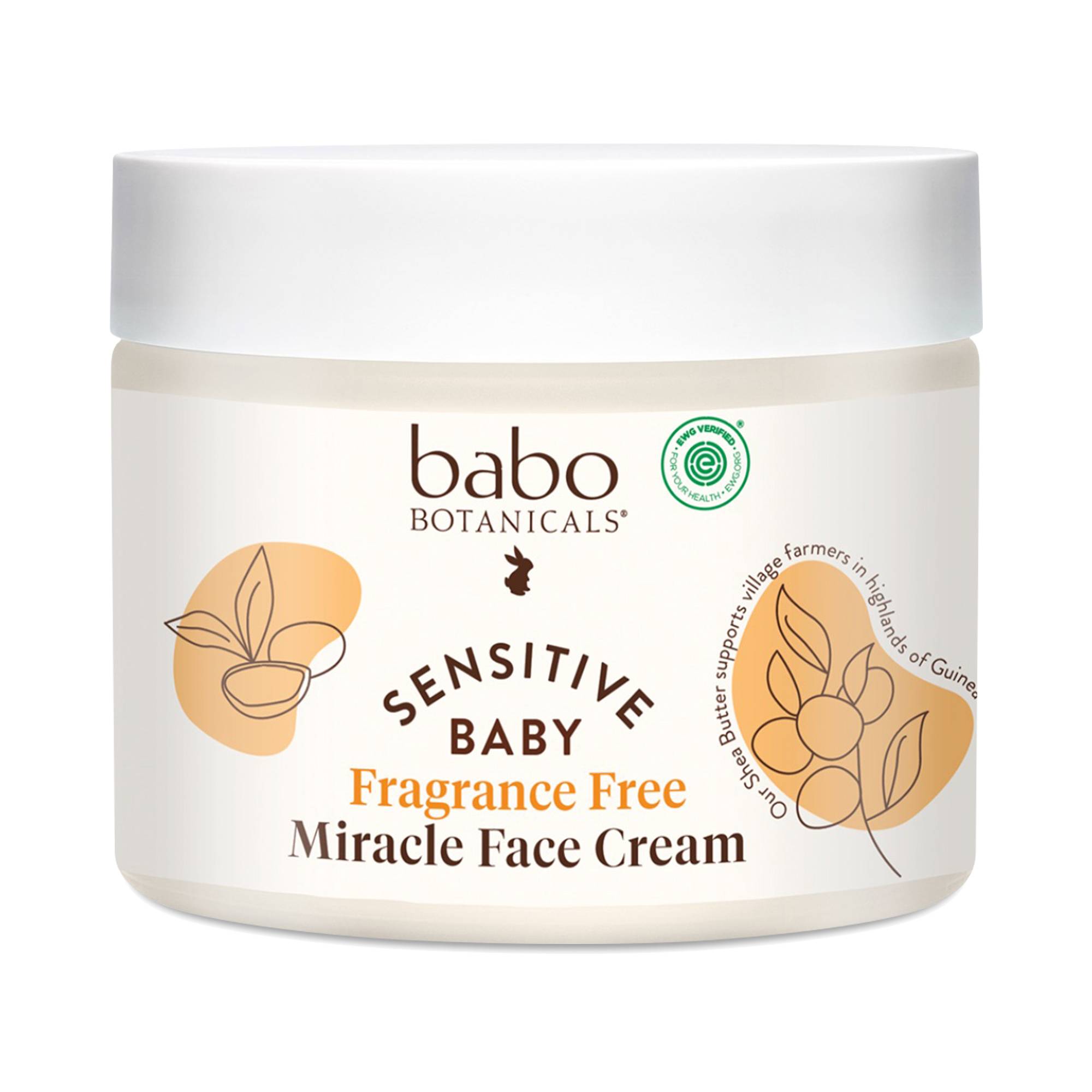 Sensitive Baby Miracle Face Cream, Fragrance Free