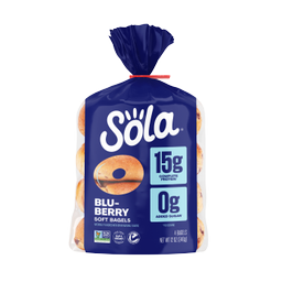 Blueberry Soft Bagels