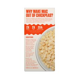 Chickpea Mac & Cheese, Shells & Vegan White Cheddar