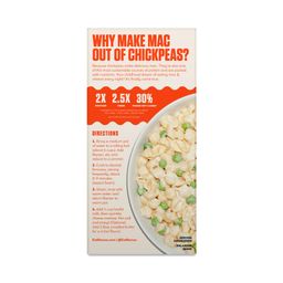 Chickpea Pasta Mac & White Cheddar, Shells