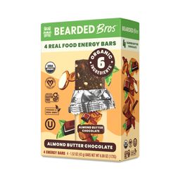 Organic Real Food Energy Bars, Almond Butter Chocolate