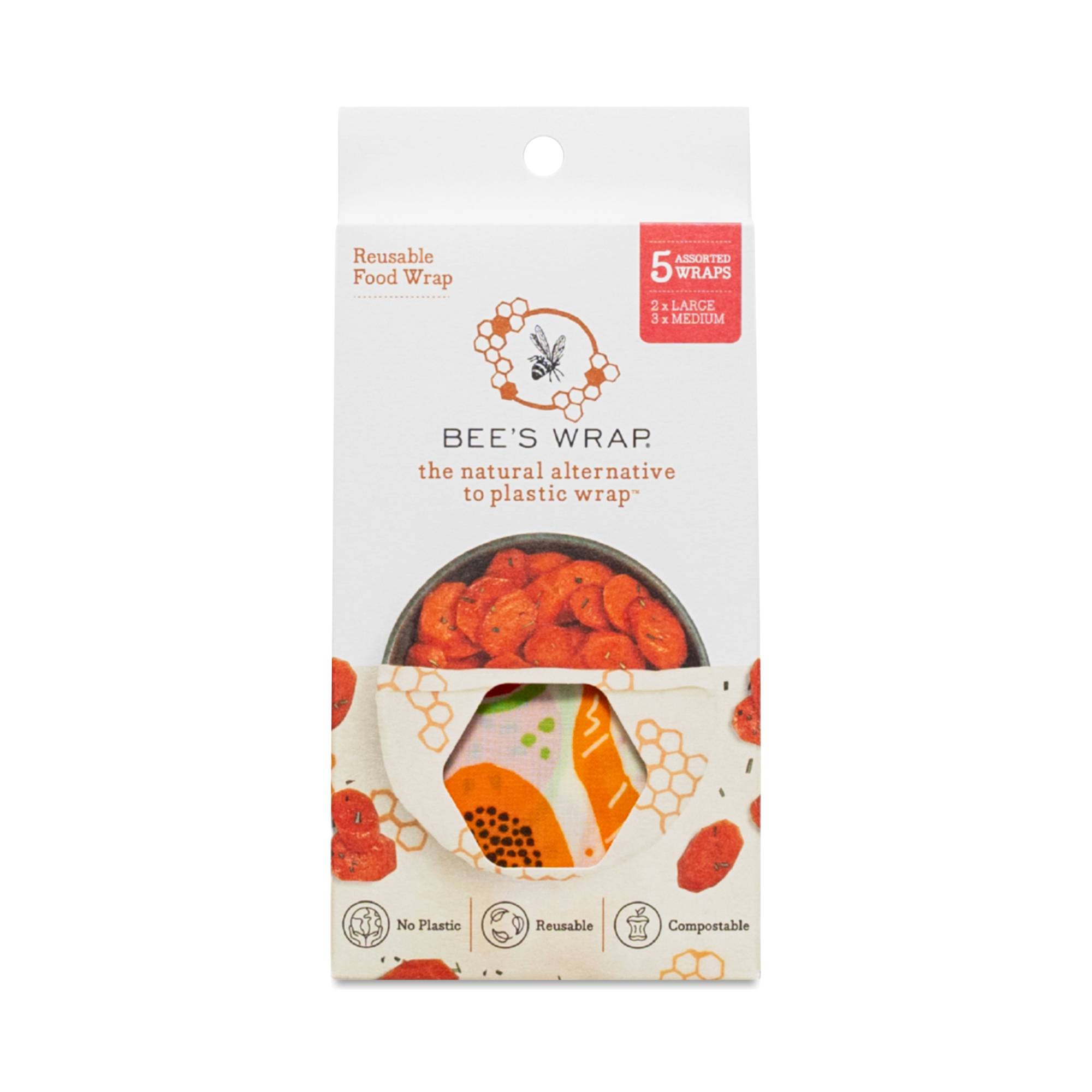 Reusable Food Wrap, Garden Party