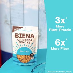 Chickpea Snacks, Sea Salt, Single Snack Pack