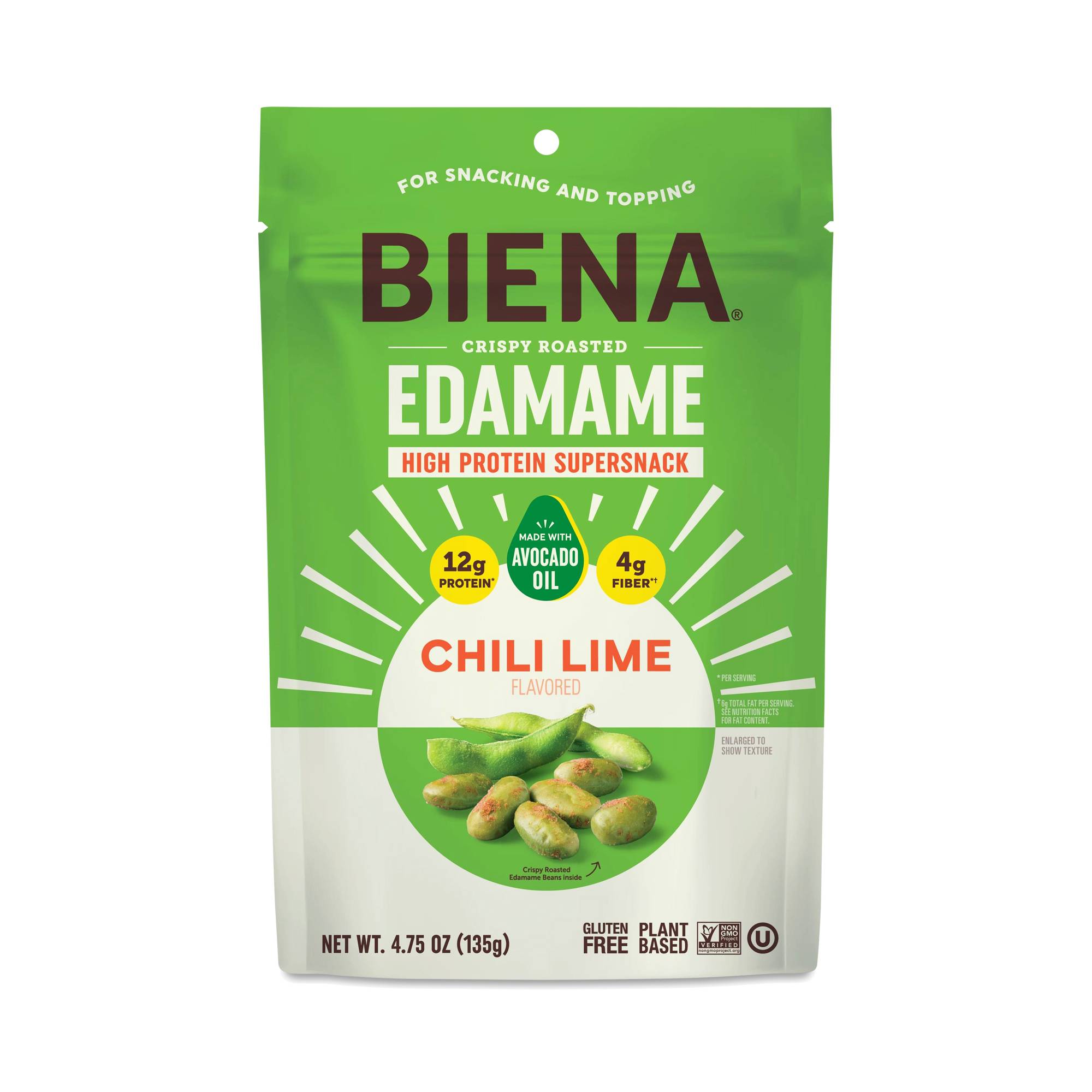 Chili Lime Crispy Edamame
