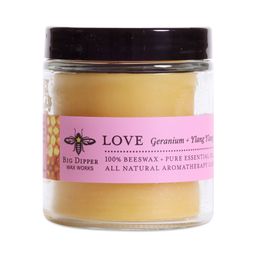 Beeswax Aromatherapy Apothecary Candle, Love