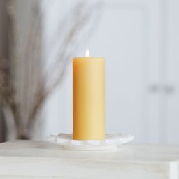 Pure Beeswax Pillar Candle, Small
