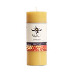 Pure Beeswax Pillar Candle, Small