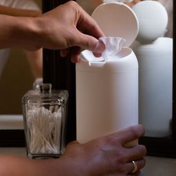 Refillable Wipes Dispenser, White