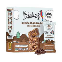 Chewy Granola Bars, Chocolate Chip