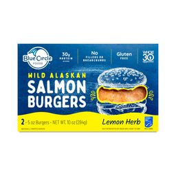 Atlantic Salmon Burger, Lemon Herb