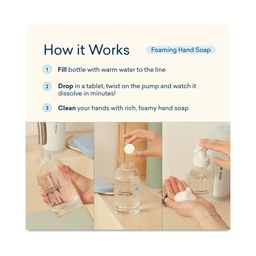 Foaming Hand Soap Tablet, Pacific Mist