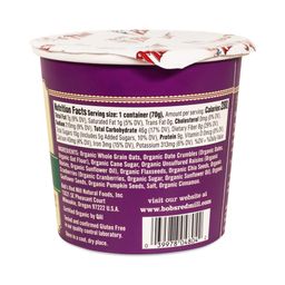 Organic Fruit & Seed Oatmeal Cup