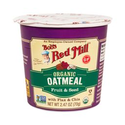 Organic Fruit & Seed Oatmeal Cup
