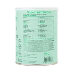 Grass-Fed Whole Milk Infant Formula Powder With Iron
