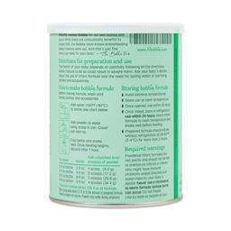 Grass-Fed Whole Milk Infant Formula Powder With Iron