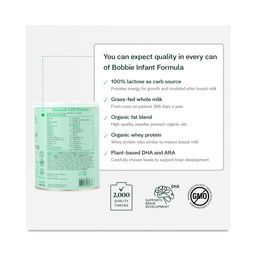 Grass-Fed Whole Milk Infant Formula Powder With Iron