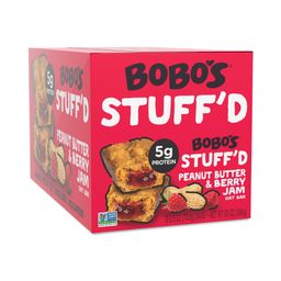 Stuff'd Oat Bars, Peanut Butter & Berry Jam