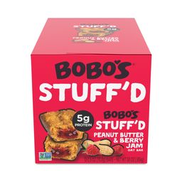 Stuff'd Oat Bars, Peanut Butter & Berry Jam