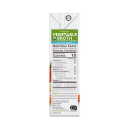 No Salt Added Organic Vegetable Broth