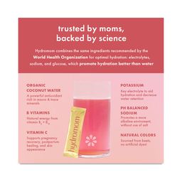Hydromom Electrolyte Drink,  Strawberry Kiwi