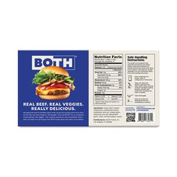 50% Angus Beef + 50% Seasoned Veggies Burger