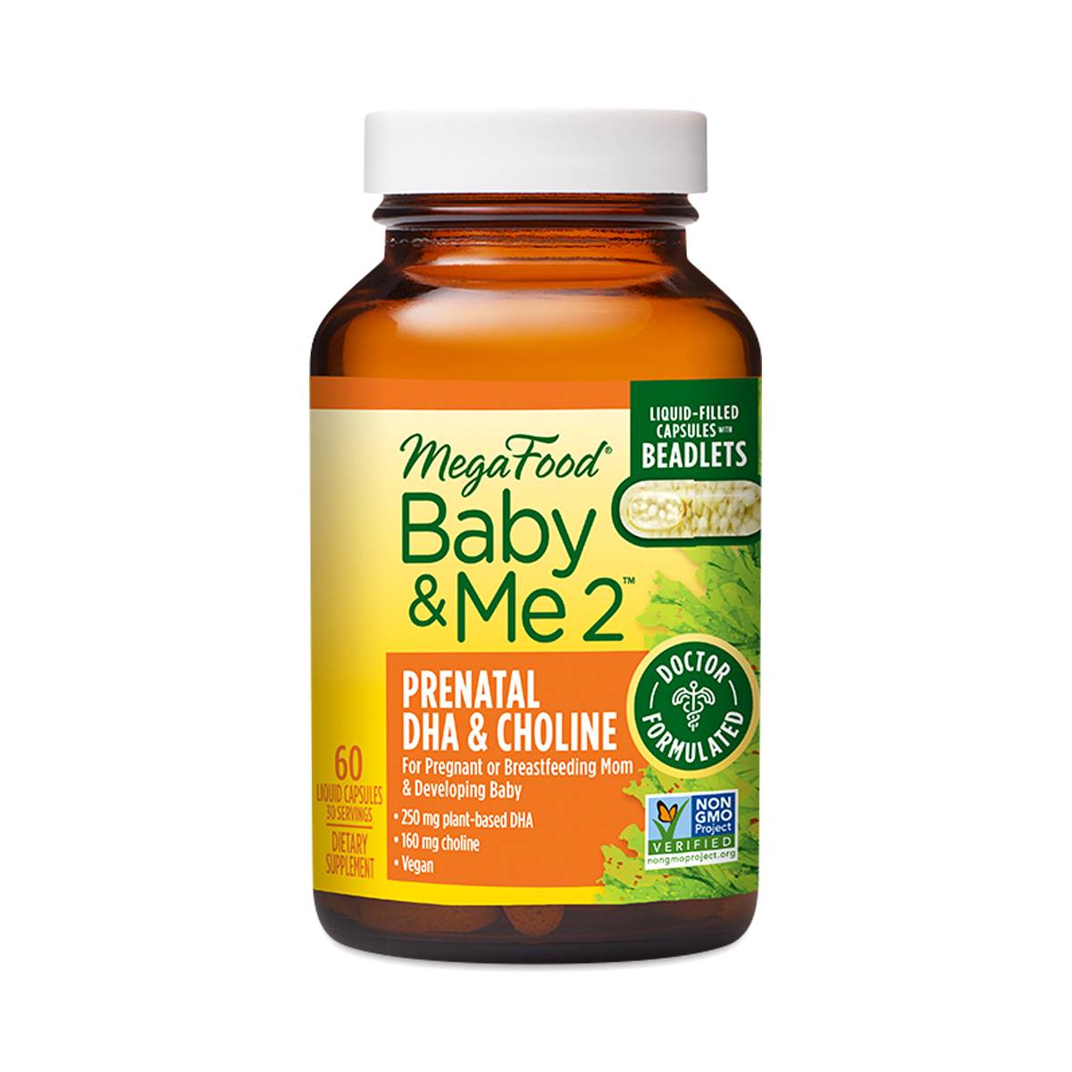 MegaFood Baby & Me 2 Prenatal DHA & Choline Thrive Market