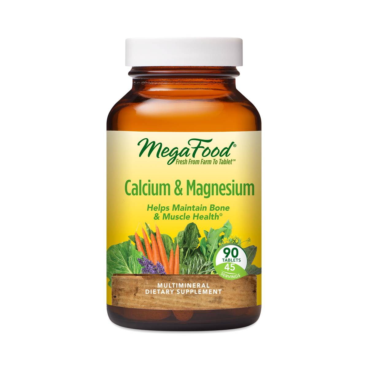 Calcium, Magnesium & Potassium Supplement by MegaFood Thrive Market