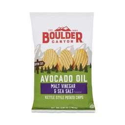 Avocado Oil Canyon Cut Kettle Style Potato Chips, Malt Vinegar & Sea Salt