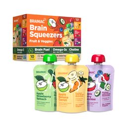 Applesauce with BrainPack, Fruit & Veggie Variety Pack