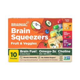 Applesauce with BrainPack, Fruit & Veggie Variety Pack