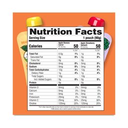 Applesauce with BrainPack, Fruit & Veggie Variety Pack