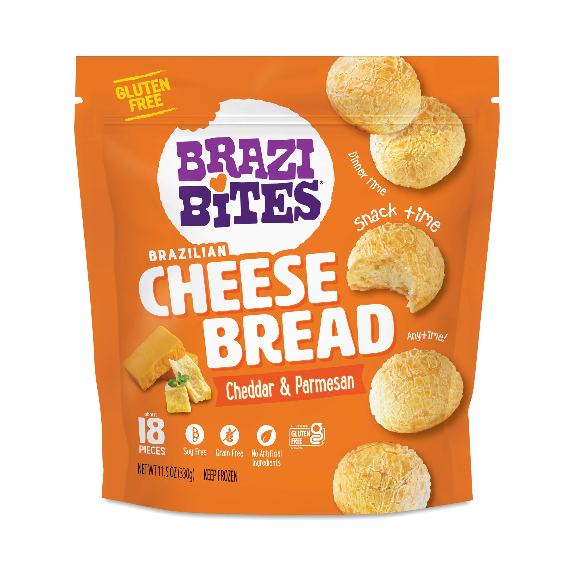 Brazilian Cheese Bread, Cheddar Parmesan