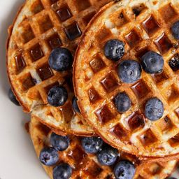 Gluten Free Waffles, Blueberry