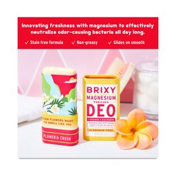 Magnesium Enriched Deodorant, Plumeria Crush