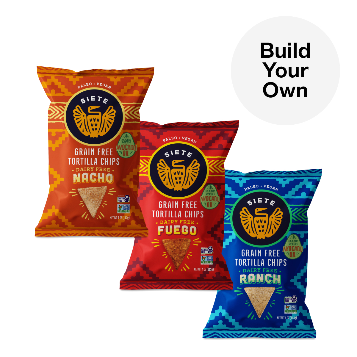 Siete BuildYourOwn Grain Free Tortilla Chip Bundle Thrive Market