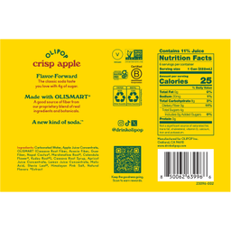 Prebiotic Soda Minis, Crisp Apple