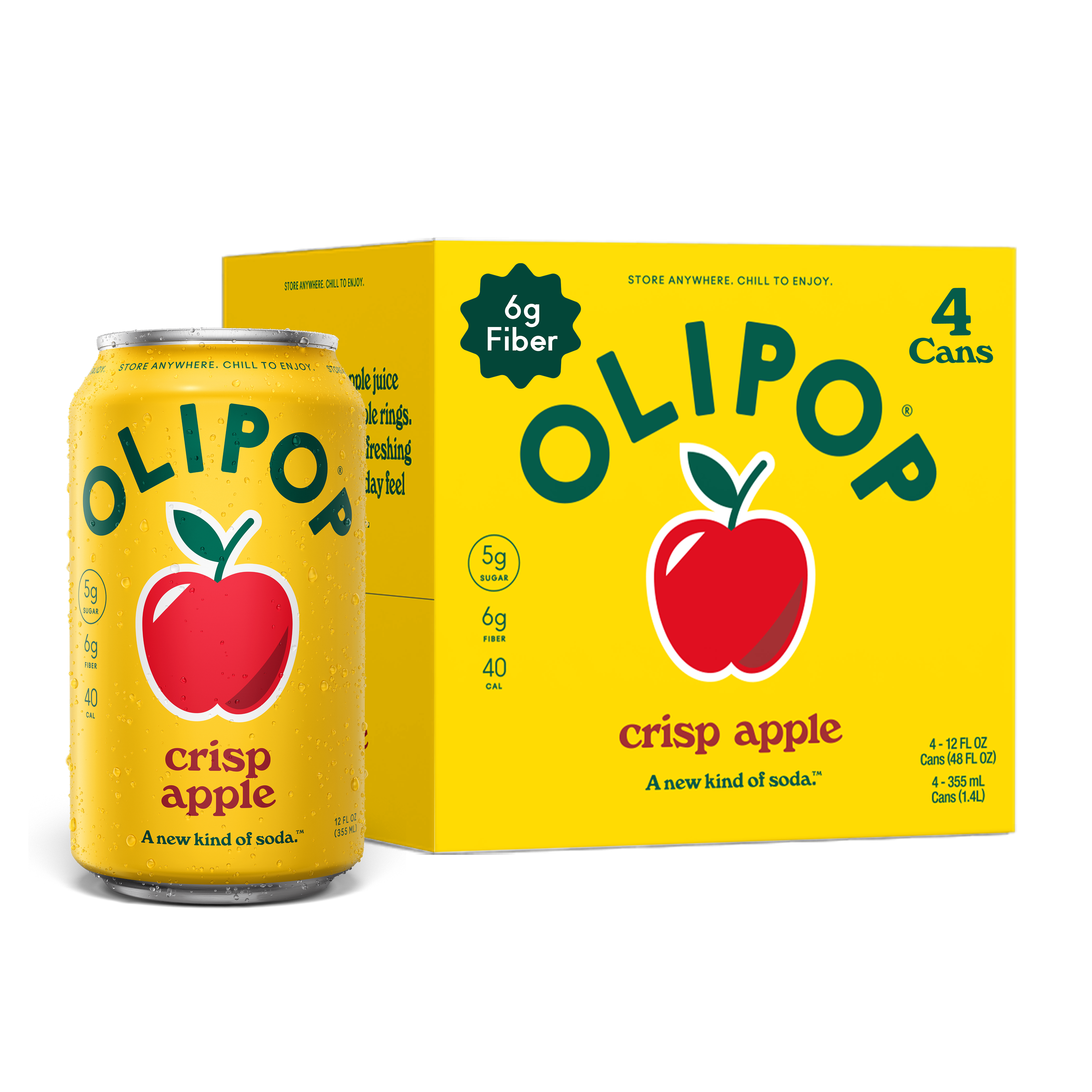 Prebiotic Soda, Crisp Apple
