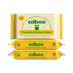 Flushable Bamboo Wipes, Multipack