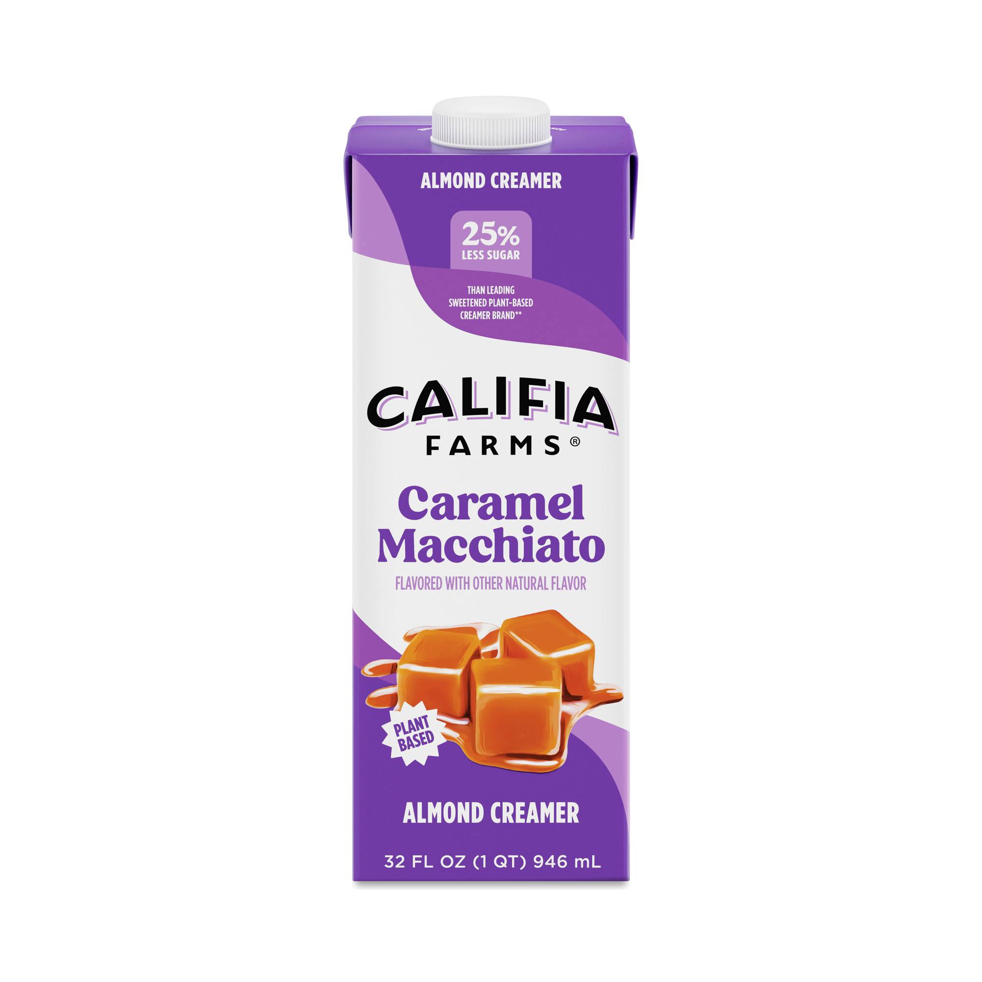 Almond Milk Coffee Creamer, Caramel Macchiato