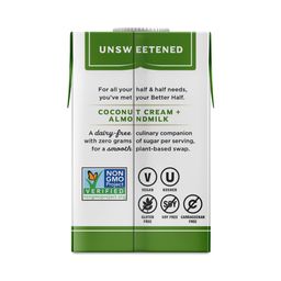 Better Half Dairy Free Half & Half, Unsweetened