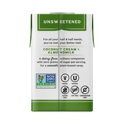 Better Half Dairy Free Half & Half, Unsweetened
