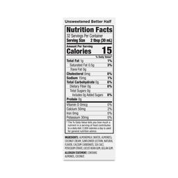 Better Half Dairy Free Half & Half, Unsweetened, Value Size